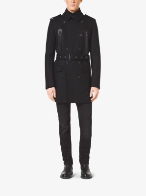 Wool Melton Admiral Trench Coat | Michael Kors [US]