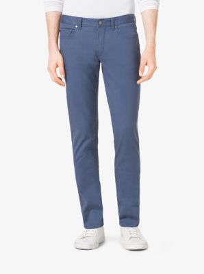 Slim-Fit Cotton-Twill Five-Pocket Pants