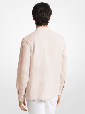 Chemise &agrave; coupe classique en lin