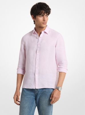 MK Classic-Fit-Hemd Aus Leinen - Rosa