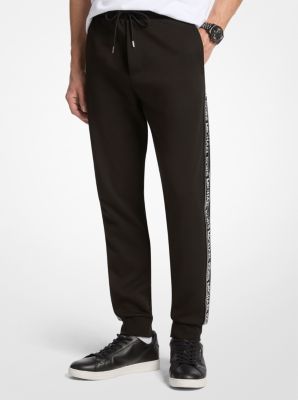 Logo Tape Cotton Blend Joggers