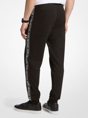 Logo Tape Cotton Blend Joggers