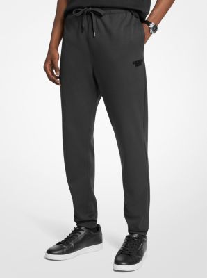Michael Kors Cotton Blend Jogger In Gray