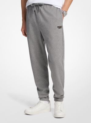 Michael Kors Cotton Blend Jogger In Gray