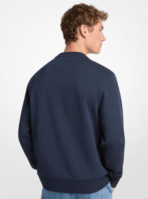 Graphic Logo Cotton Blend Crewneck Sweatshirt
