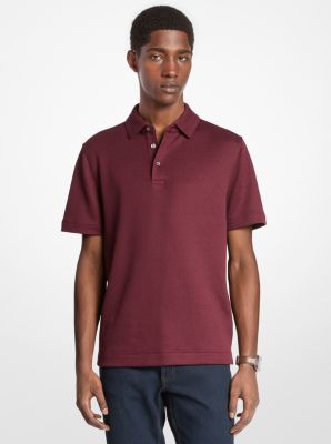 Waffle Knit Polo Shirt