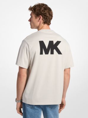 T-Shirt aus Baumwolle mit Logo-Applikation