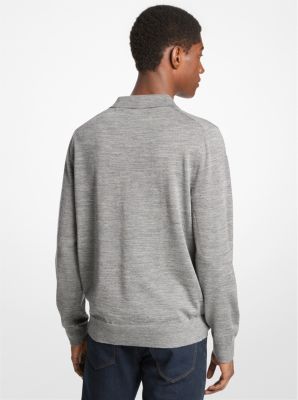 Pull-polo en laine