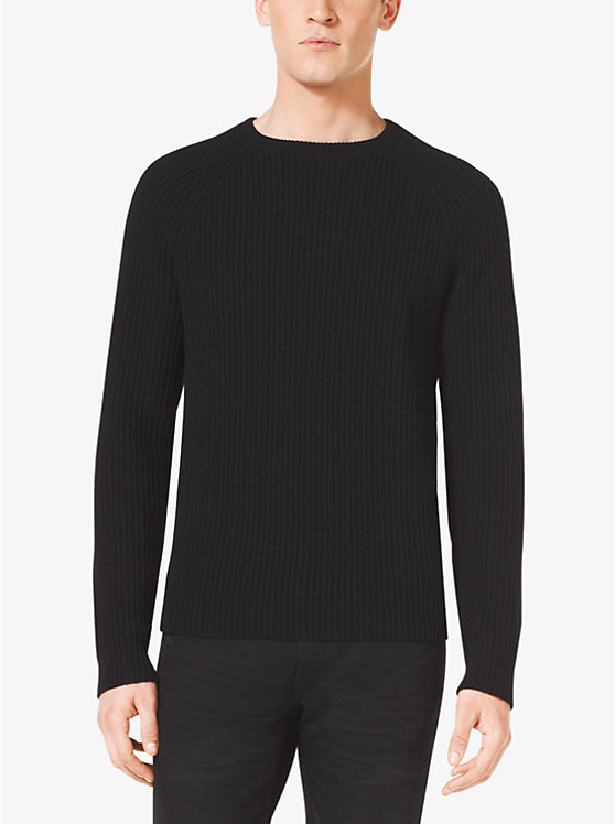 Wool and Cashmere Shaker Sweater image number 0