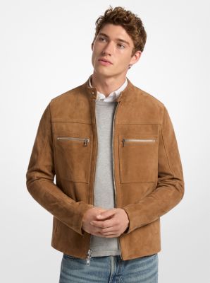 Veste de course en suède