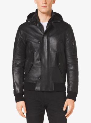 Michael kors leather outlet jacket canada