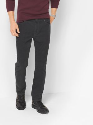 Slim-Fit Corduroy Trousers in GRAPHITE | Michael Kors