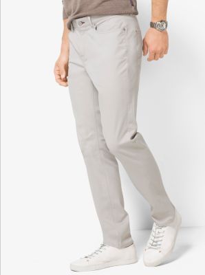 Slim-Fit Stretch-Twill Trousers