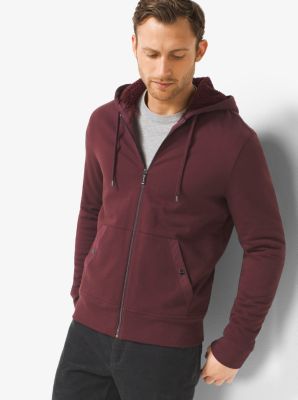 michael kors sherpa lined hoodie
