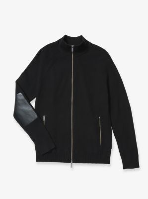 Cotton-Blend Mockneck Sweater