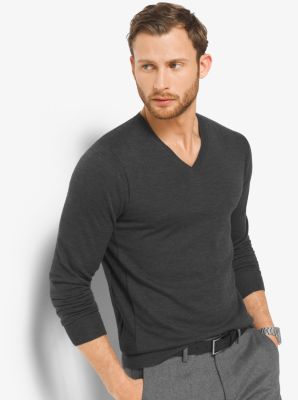 Merino Wool V-Neck Sweater image number 0
