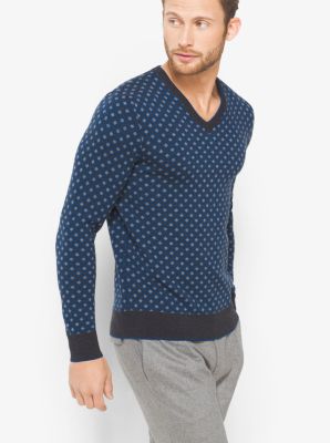 michael kors sweaters mens blue