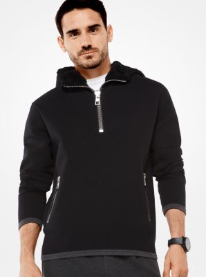 Sherpa hoodie quarter on sale zip