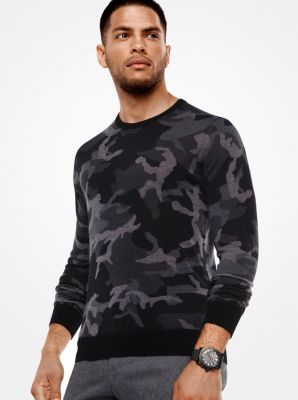 michael kors camo sweater