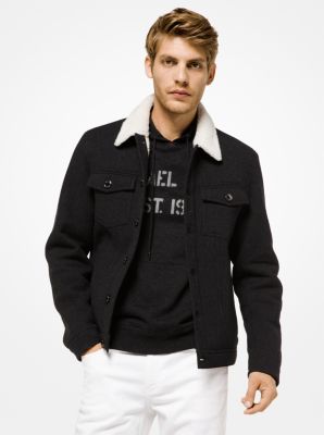 Michael kors men's black jacket new arrivals