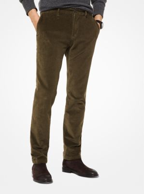 Michael Kors Men's Parker Slim-Fit Stretch Overdyed Jeans, Sea Coral, 36W x  30L 