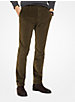Pantalon Parker ajusté en velours côtelé image number 0