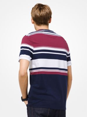 T-shirt en coton ray&eacute;