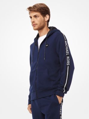 Fleece Zip Up Hoodie Michael Kors