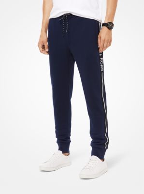 michael kors men's logo fleece jogger pants