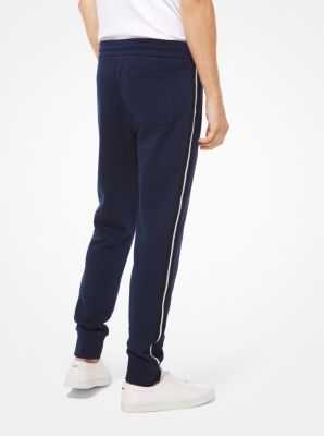 michael kors men's logo fleece jogger pants