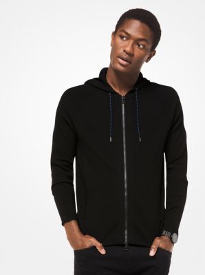 Michael kors black zip best sale up hoodie