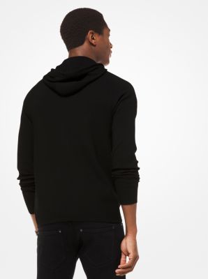 Knit Zip-Up Hoodie