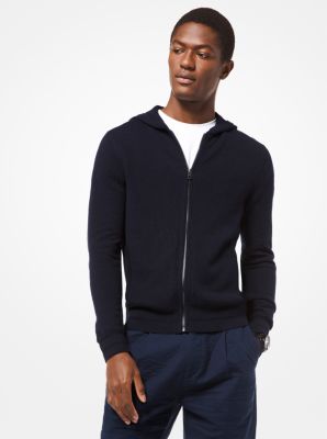 Michael kors black zip best sale up hoodie