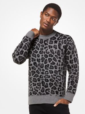 Leopard Merino Wool Pullover image number 0