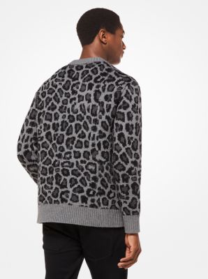 Leopard Merino Wool Pullover image number 1