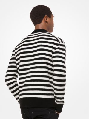 Striped Wool-Blend Sweater