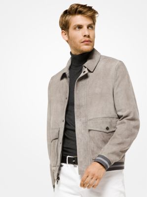 michael kors suede jacket mens