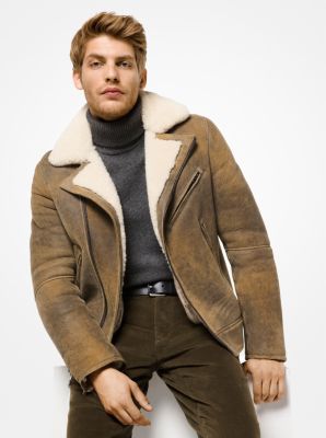 michael kors shearling jacket