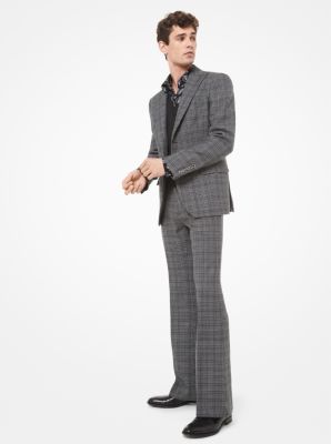 Glen Plaid Wool Blazer