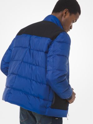 michael kors blue puffer jacket