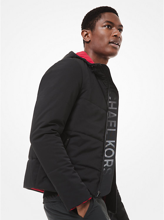 KORS X TECH Hooded Puffer Jacket image number 0