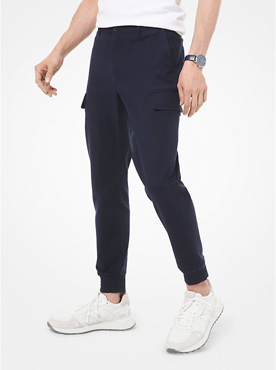 Stretch Cotton Cargo Joggers image number 0