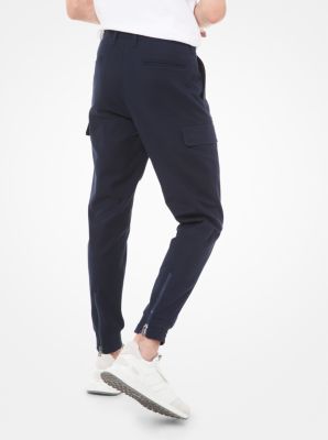 Stretch Cotton Cargo Joggers image number 1