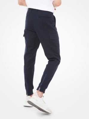Stretch Cotton Cargo Joggers