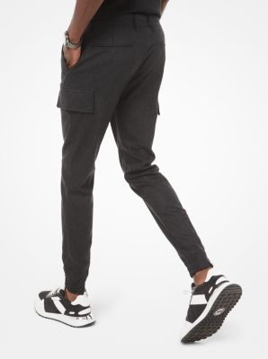 Black cargo joggers, Made in Quebec