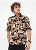 Slim-Fit Camo Cotton-Twill Shirt image number 0