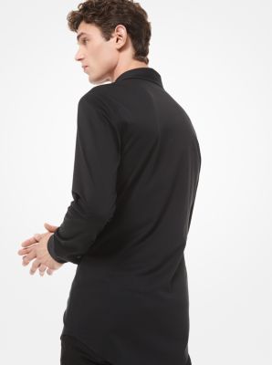 Slim-Fit Cotton and Silk Jersey Shirt