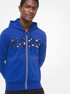michael kors blue hoodie