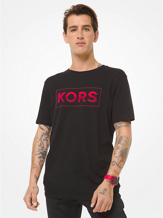 T-shirt graphique aux lettres KORS ombrées image number 0