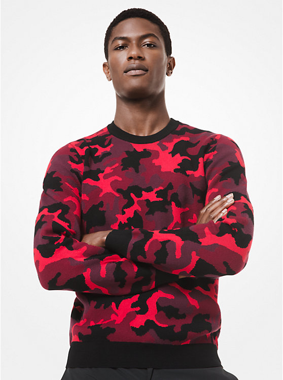 Camouflage Viscose-Blend Sweater image number 0